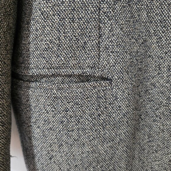 Pendleton Vintage Women's Wool Blazer Single Button Tan Black Plus Size 18 - Picture 3 of 8